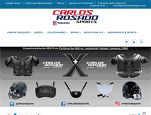 Tablet Screenshot of carlosrosadosports.com